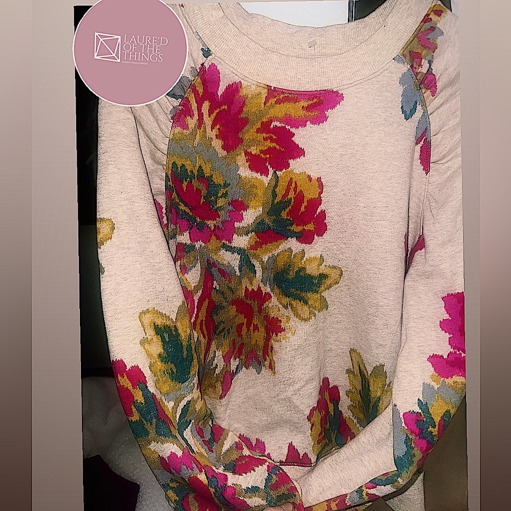 Beautiful Size S Wildflower Sunday/ Monday Anthropologie Knitted Sweater